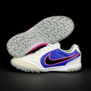 Сороконожки Nike Tiempo Ligera Pro TF, белый, синий, розовый