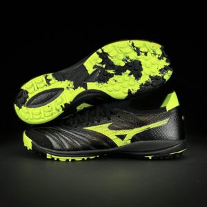 Сороконожки Mizuno Morelia Neo IV Elite TF, черный, кислотный